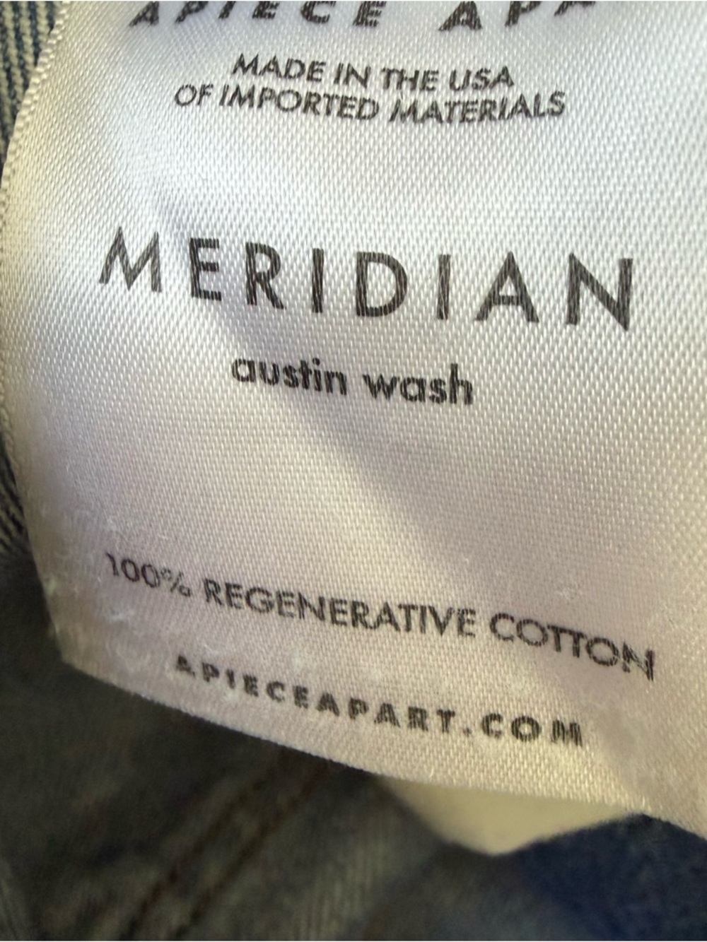 NWT Apiece Apart Meridians Jeans in Austin Wash Barrel Balloon Baggie - Picture 8 of 8